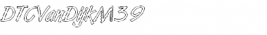 Download DTCVanDijkM39 Regular Font Title Preview