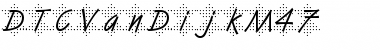 Download DTCVanDijkM47 Regular Font Title Preview