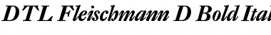 Download DTL Fleischmann Regular Font Title Preview