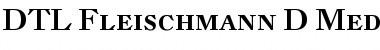 Download DTL Fleischmann Regular Font Title Preview