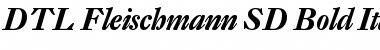 Download DTL Fleischmann Regular Font Title Preview