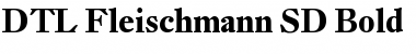 Download DTL Fleischmann Regular Font Title Preview