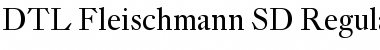 Download DTL Fleischmann Regular Font Title Preview
