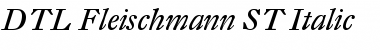 Download DTL Fleischmann Regular Font Title Preview