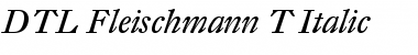 Download DTL Fleischmann Regular Font Title Preview
