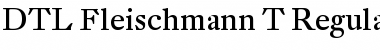 Download DTL Fleischmann Regular Font Title Preview