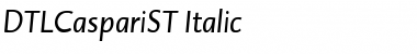 Download DTLCaspariST Regular Font Title Preview