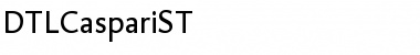 Download DTLCaspariST Regular Font Title Preview