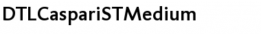 Download DTLCaspariSTMedium Regular Font Title Preview