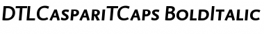 Download DTLCaspariTCaps Regular Font Title Preview