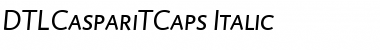 Download DTLCaspariTCaps Regular Font Title Preview