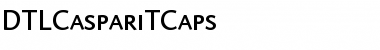 Download DTLCaspariTCaps Regular Font Title Preview
