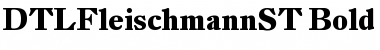 Download DTLFleischmannST Bold Font Title Preview