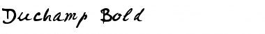 Download Duchamp Bold Font Title Preview