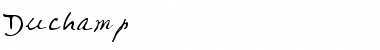 Download Duchamp Medium Font Title Preview
