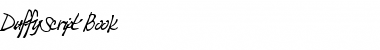 Download DuffyScript Regular Font Title Preview