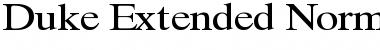Download Duke Extended Normal Font Title Preview