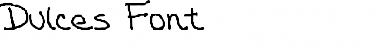 Download Dulce's Font Regular Font Title Preview