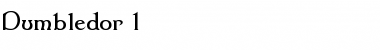 Download Dumbledor 1 Regular Font Title Preview