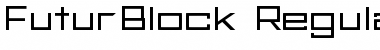 Download FuturBlock Regular Font Title Preview