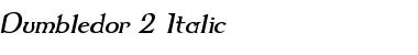 Download Dumbledor 2 Italic Regular Font Title Preview