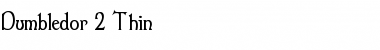 Download Dumbledor 2 Thin Regular Font Title Preview