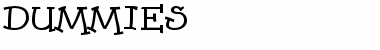 Download Dummies Regular Font Title Preview