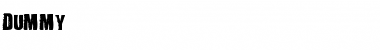 Download DUMMY Regular Font Title Preview
