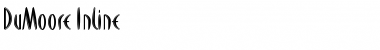 Download DuMoore Inline Regular Font Title Preview