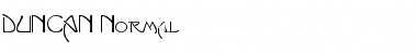 Download DUNCAN Normal Font Title Preview