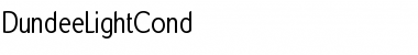 Download DundeeLightCond Regular Font Title Preview