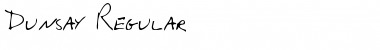 Download Dunsay Regular Font Title Preview