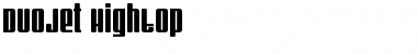Download DuoJet Regular Font Title Preview
