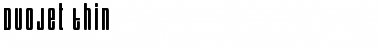Download DuoJet Regular Font Title Preview
