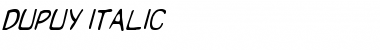 Download Dupuy Italic Italic Font Title Preview