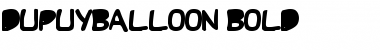 Download DupuyBALloon Bold Font Title Preview