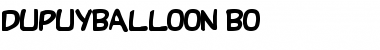 Download DupuyBALloon-Bo Regular Font Title Preview