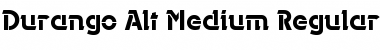 Download Durango-Alt-Medium Regular Font Title Preview
