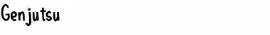 Download Genjutsu Regular Font Title Preview