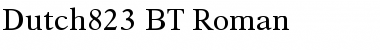 Download Dutch823 BT Roman Font Title Preview