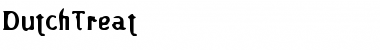 Download DutchTreat Regular Font Title Preview