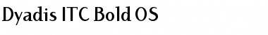 Download Dyadis ITC Bold Font Title Preview