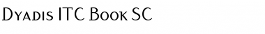 Download Dyadis ITC Book Font Title Preview