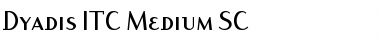 Download Dyadis ITC Medium Font Title Preview
