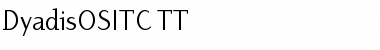 Download DyadisOSITC TT Book Font Title Preview