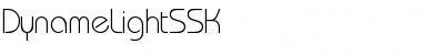 Download DynameLightSSK Regular Font Title Preview