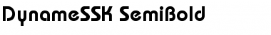 Download DynameSSK SemiBold Font Title Preview