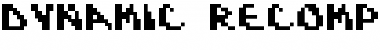 Download Dynamic Recompilation Regular Font Title Preview