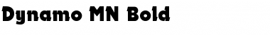 Download Dynamo MN Bold Font Title Preview