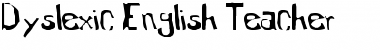 Download Dyslexic English Teacher Regular Font Title Preview
